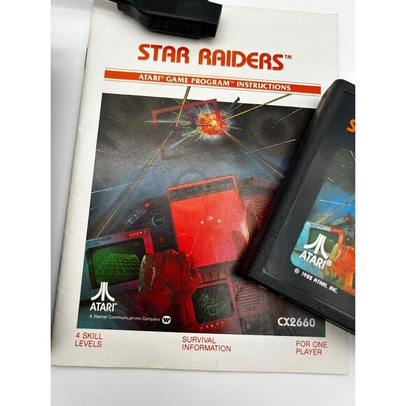 Star Raiders Touch Pad Atari 2600 Authentic‎ Lot Manual Game Cart Only - Picture 3 of 5